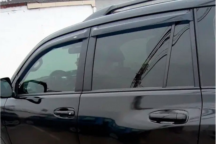 Toyota Land Cruiser Prado 150 2009–2023 Logu deflektori 8 cm (4 gab., HIC) Image