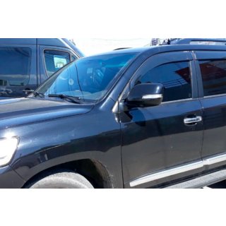 Logu vēja deflektori 11 cm (4 gab., HIC) Toyota Land Cruiser Prado 150 2009–2023 foto 4