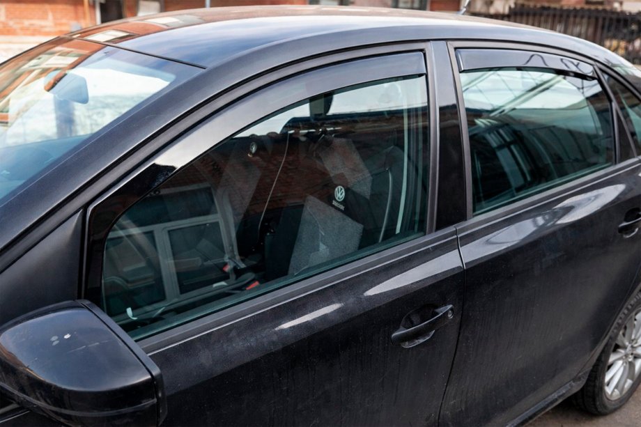 Volkswagen Passat B6 2006–2012 Logu vēja deflektori ievietojami SD (4 gab., HIC) Image