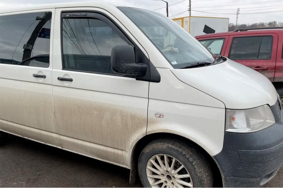Volkswagen T5 Transporter 2003–2010 Ieliekamie logu deflektori (2 gab., HIC) Foto 11
