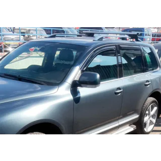 Logu vēja deflektori (4 gab., HIC) Volkswagen Touareg 2002–2010 foto 2