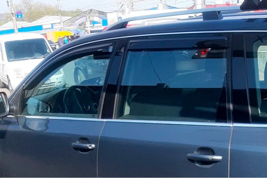 Volkswagen Touareg 2002–2010 Logu vēja deflektori (4 gab., HIC) Foto 4