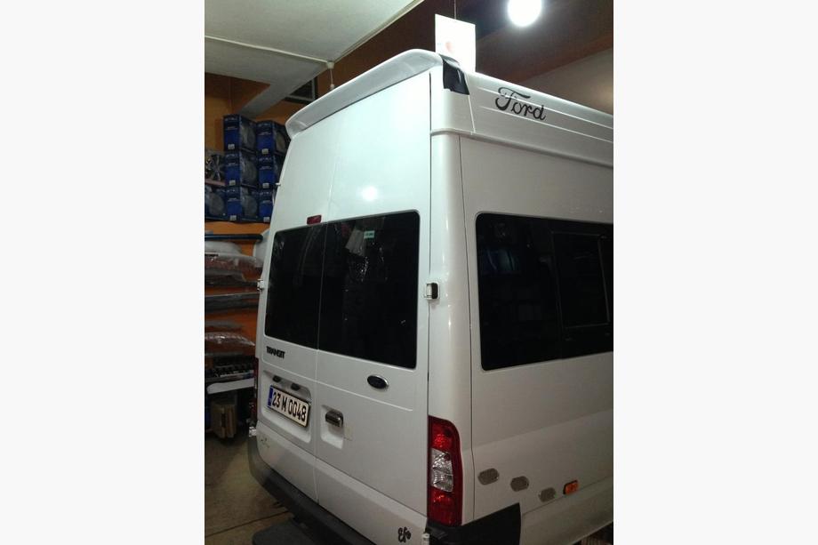 Ford Transit 2000–2014 Spoileris Anatomic augstajam jumtam (krāsošanai) Foto 1