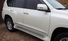 Toyota Land Cruiser Prado 150 2009–2023 Atpakaļskata spoguļu vāciņi (ar sānu pagrieziena signāla atkārtotāju, 2014. gada dizains) Melna krāsa foto 2