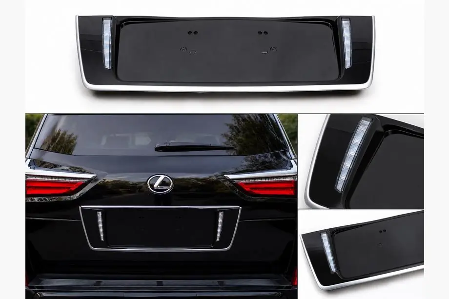 Lexus LX570/450d 2008–2022 Aizmugurējais numura zīmes turētājs ar LED (2007-2023) Image