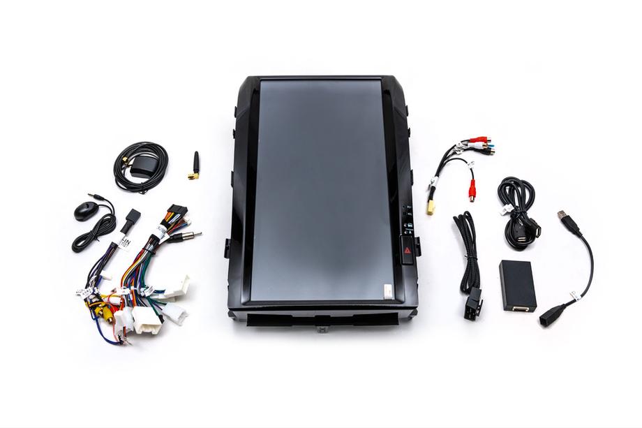 Toyota Land Cruiser 200 2007–2021 Multimediju galvas iekārta (auto magnetola) VXR 2008-2015, Tesla dizains, 16" Image