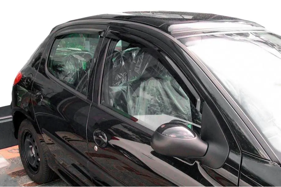 Peugeot 206 1998–2024 Logu vēja deflektori (4 gab., HIC) Image