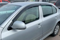 Skoda Octavia II A5 2010–2013 Logu vēja deflektori LiftBack (4 gab., HIC) foto 6