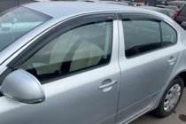 Skoda Octavia II A5 2010–2013 Logu vēja deflektori LiftBack (4 gab., HIC) foto 7