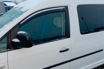 Volkswagen Caddy 2015–2020 Ieliekamie logu deflektori (2 gab., HIC) foto 4