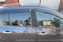 Renault Clio III 2005–2012 Logu vēja deflektori (4 gab., HIC) foto 1