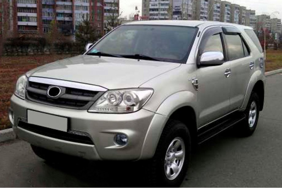 Toyota Fortuner 2006–2015 Logu vēja deflektori (4 gab., HIC) Image