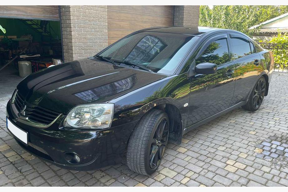 Mitsubishi Galant 2003–2012 Logu vēja deflektori (4 gab., HIC) Image
