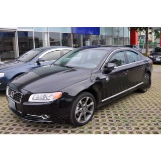 Logu vēja deflektori ar hromētu līsti (4 gab., HIC) Volvo S80 2006–2016 foto 2