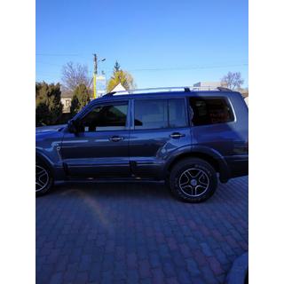 Jumta reliņi, hromēti, turku dizains (2 gab.) Mitsubishi Pajero Wagon IV 2006–2021 foto 3