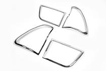 BMW X5 E53 1999–2006 Hromētas aizmugurējo lukturu uzlikas (plastmasa) foto 5