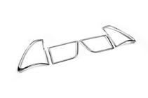 BMW X5 E53 1999–2006 Hromētas aizmugurējo lukturu uzlikas (plastmasa) foto 3