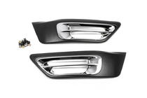 Honda CRV 2001–2006 Hromētas miglas lukturu uzlikas (2 gab., plastmasa) foto 2