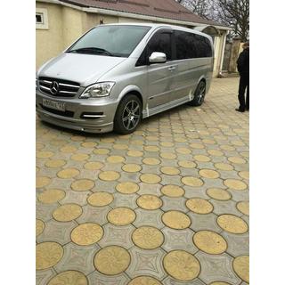 Priekšējā bampera uzlika Brabos Style (krāsošanai) Mercedes Viano 2004–2014 foto 4