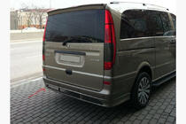 Mercedes Viano 2004–2014 Sport aizmugurējā bampera difuzors (krāsošanai) foto 1