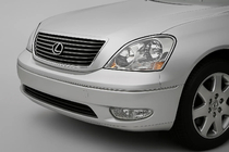 Lexus LS 2001–2006 Hromētas priekšējo lukturu uzlikas (2 gab., plastmasa) foto 3