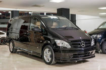 Mercedes Viano 2004–2014 Priekšējā bampera lūpa 2010-2015 (krāsošanai) foto 4