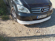 Mercedes Viano 2004–2014 Priekšējā bampera lūpa 2010-2015 (krāsošanai) foto 2