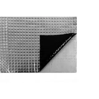 Vibroizolācijas loksne Base ar alumīnija foliju (75x47 cm)