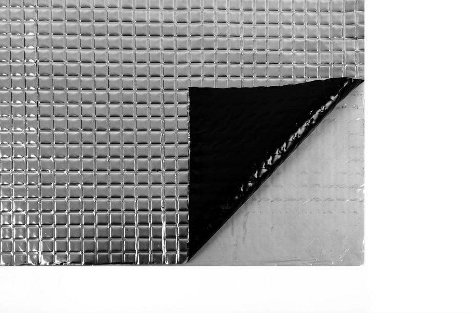 Vibroizolācijas loksne Base ar alumīnija foliju (75x47 cm) Base 4,0 mm Image