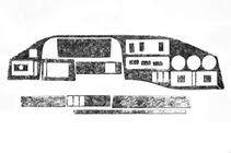 Volkswagen LT 1995–2006 Instrumentu paneļa uzlikas (Meric, Turcija) foto 2