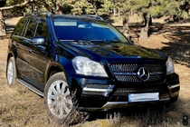Mercedes GL class X164 2006–2012 Priekšējā radiatora reste Diamond (2006-2009) foto 4