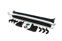 Toyota Land Cruiser 200 2007–2021 Sānu pakāpieni ar LED (dizains 2015-2020) Balta krāsa foto 8