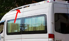 Mercedes Sprinter W906 2006–2018 Jumta reliņi (krāsošanai) foto 1