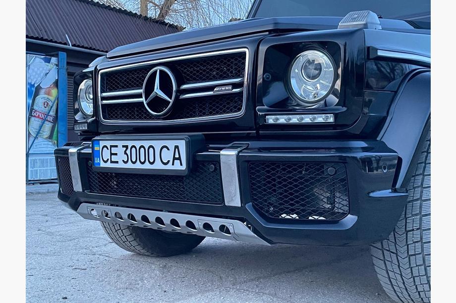 Mercedes G class W463 1990–2018 Priekšējo lukturu uzlikas ar LED (5 diodes, komplekts) Foto 3