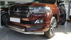 Toyota Land Cruiser 200 2007–2021 Priekšējais aizsargstienis ST014 (2015+, nerūsējošais tērauds) 60 x 60 mm foto 2