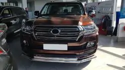 Toyota Land Cruiser 200 2007–2021 Priekšējais aizsargstienis ST014 (2015+, nerūsējošais tērauds) foto 3