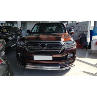 Priekšējais aizsargstienis ST014 (2015+, nerūsējošais tērauds) Toyota Land Cruiser 200 2007–2021 foto 3