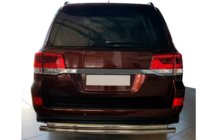 Toyota Land Cruiser 200 2007–2021 Aizmugures aizsargloks AK002-double (2 gab., nerūsējošais tērauds) foto 1