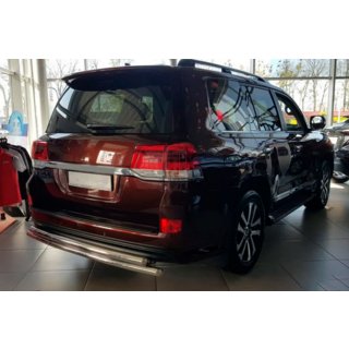 Aizmugures aizsargloks AK002-double (2 gab., nerūsējošais tērauds) Toyota Land Cruiser 200 2007–2021 foto 2