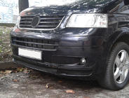 Volkswagen T5 2010–2015 Priekšējā bufera lūpas uzlika Sport 1 (krāsošanai) foto 4