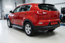 Kia Sportage 2010–2015 Sānu pakāpieni Rainbow (2 gab., alumīnija) foto 1