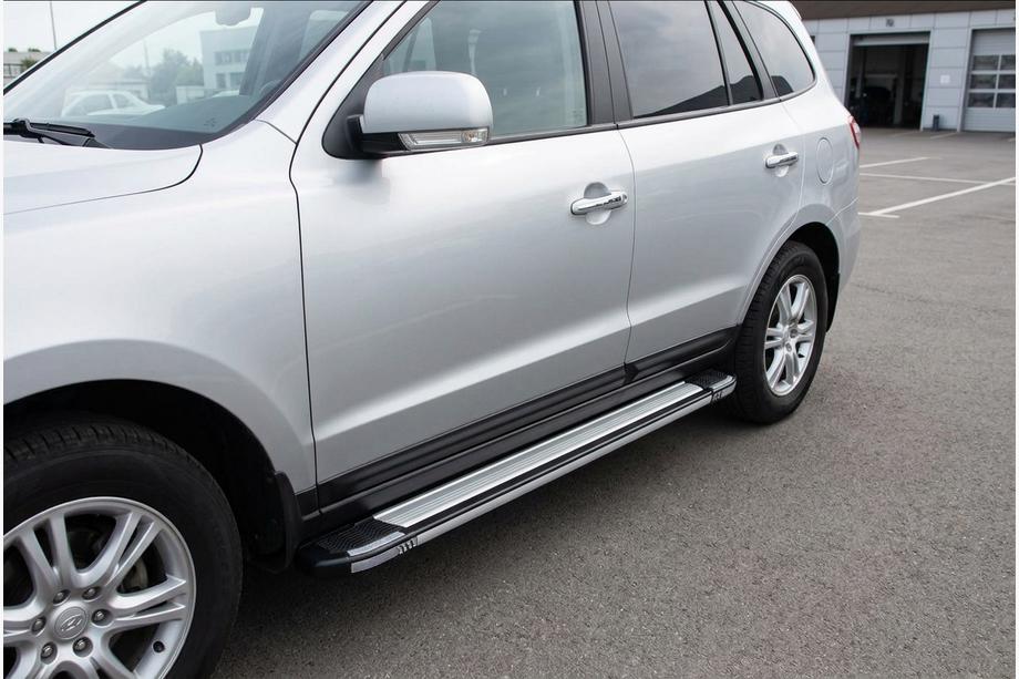 Hyundai Santa Fe 2 2006–2012 Sānu pakāpieni Rainbow (2 gab., alumīnija) Image