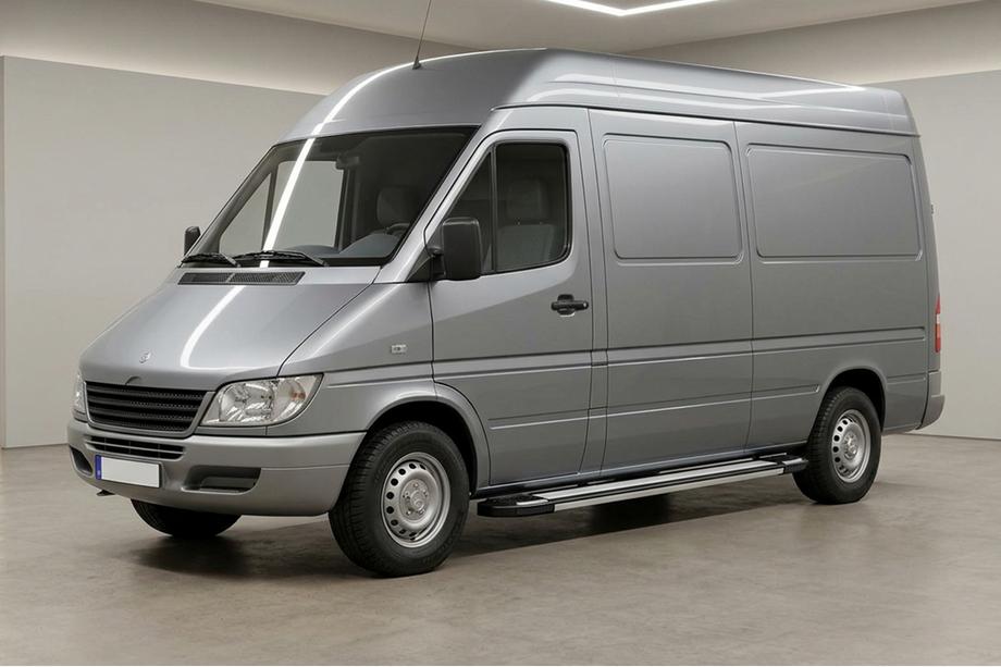 Mercedes Sprinter W901/902/903/904/905 1995–2006 Sānu pakāpieni Rainbow (2 gab., alumīnija) Image