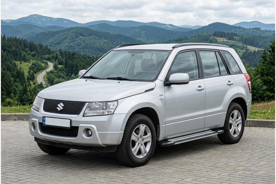 Suzuki Grand Vitara 2005–2017 Sānu sliekšņi Rainbow (2 gab., alumīnijs) Image