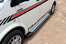 Volkswagen T5 Transporter 2003–2010 Sānu pakāpieni Rainbow (2 gab., alumīnija) Garā riteņu bāze foto 3