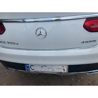 Aizmugurējā bufera hroma uzlika (OEM) Mercedes GLE kupeja C292 2015–2019 foto 3