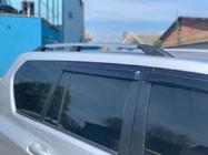 Toyota Land Cruiser Prado 150 2009–2023 Jumta reliņi – turku dizains (hromēti, 2 gab.) foto 3