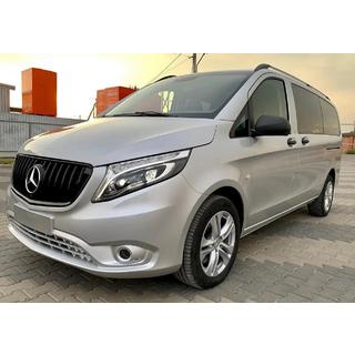 Priekšējais radiatora režģis GT Panamericana Black (2014-2023 Vito W447) Mercedes Vito/V klase W447 2014– foto 4