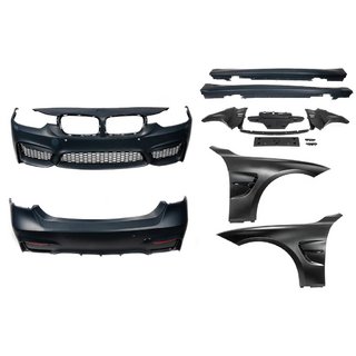Virsbūves komplekts ar spārniem (F80 M3) BMW 3. sērija F30/F31 2012–2019 foto 2