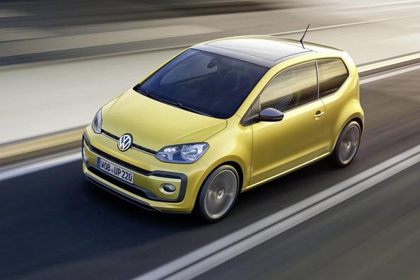 Atjauninātā pilsētas hečbeka Volkswagen up! apskats